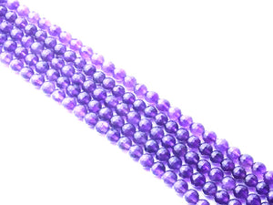 Amethyst G1 Faceted Rounds 4Mm