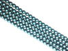 Matte Shell Pearl Navy Round Beads 12Mm
