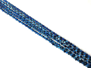 Hematite Blue Diamond 6X5Mm