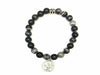 Black Sardonyx Metal Guajian Bracelet 8Mm
