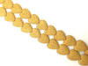 Lava Stone Yellow Heart 20Mm