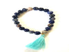 Red Line Sodalite Tassel Bracelet 8Mm