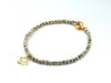 Hematite Gold Bracelet 3Mm