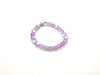 Matte Candy Color Glass Shamballa Lilac Bracelet 8Mm