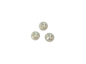 Shell Pearl White Round Beads 1Pcs 6Mm