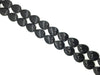 Black Onyx Flat Teardrop 25X30Mm