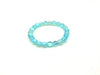 Matte Candy Color Glass Skyblue Bracelet 8Mm