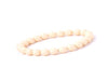 Matte Shell Pearl Cracker Khaki Bracelet 10Mm