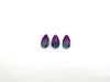 Glass Purple Green Teardrop Pendant 13X22Mm