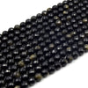 Golden Rainbow Obsidian Faceted round beads 12mm