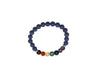 Lapis 7 Chakras Bracelet 6mm