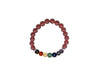 Carnelite 7 Chakras Bracelet 8mm