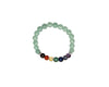 Green Aventurine 7 Chakras Bracelet 8mm