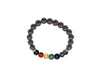 Garnet 7 Chakras Bracelet 8mm