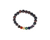 Red Tiger Eye 7 Chakras Bracelet 8mm