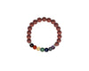 Red Jasper 7 Chakras Bracelet 6mm
