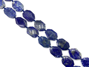 Lapis Faceted Free Form 20-40Mm