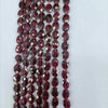 Garnet Faceted Flat Oval 5x7 mm