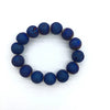Blueberry Druzy Geo Bracelet 14mm