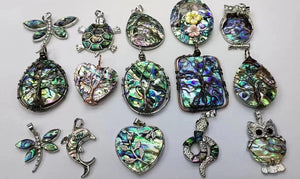 Samples of 6 pieces Abalone pendant