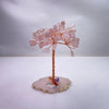 ROSE QUARTZ GEMSTONE TREE 50X100MM