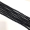 Black Obsidian round beads 4mm