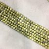 Peruvian Serpentine round beads 8mm