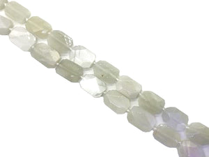 White Moonstone Faceted Free Form 20-40Mm